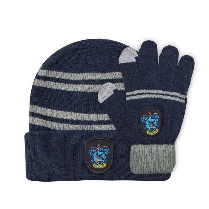 Harry Potter - Ravenclaw handschoenen en muts kids