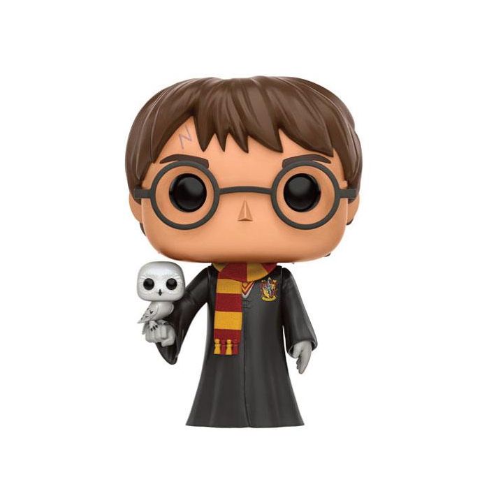 Harry Potter POP! Movies Vinyl Figure Harry with Hedwig 9 cm