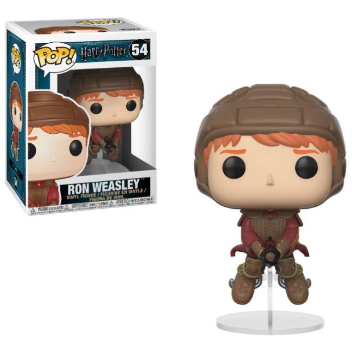 Harry Potter POP! Movies Vinyl Figure Ron on Broom 9 cm