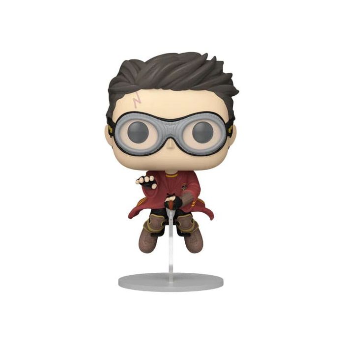 Harry Potter POP! Movies Vinyl Figure Harry w/Broom(Quidditch) 9 cm 