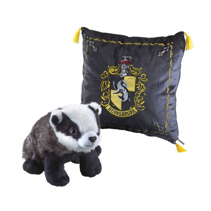 Harry Potter House Mascot Cushion with Plush Figure Hufflepuff