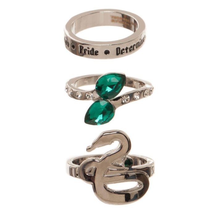 Harry Potter - Slytherin ringen set